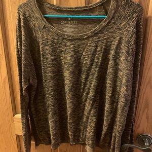 American Eagle soft and sexy plush long sleeve top